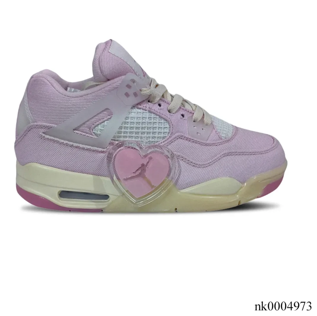 Air Jordan 4 Denim Iced Carmine Shoes Sneakers by Air Jordan