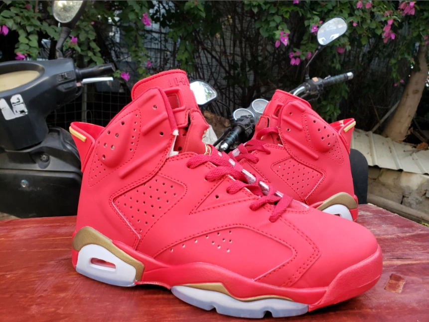 Air Jordan 6 Red Gold by Air Jordan