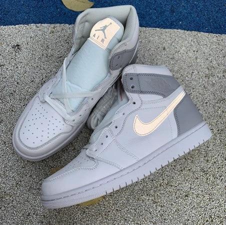 Air Jordan 1 Mid White Gray by Air Jordan
