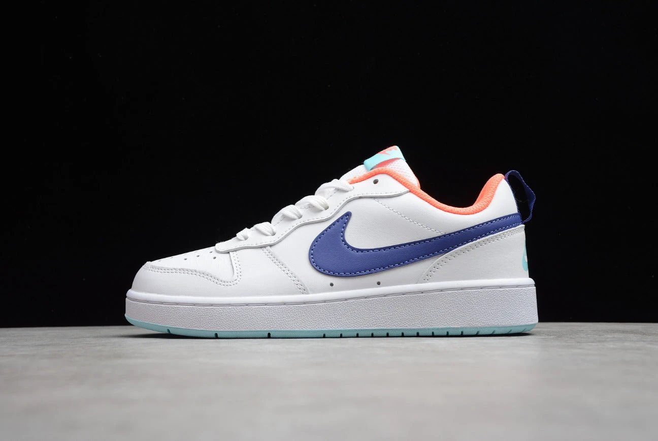 NK Court Borough Low 2 GS 'White Dark Purple Dust' by Air Jordan