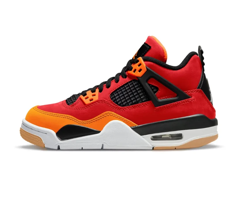 Air Jordan 4 Fire Red Starfish Shoes Sneakers by Air Jordan