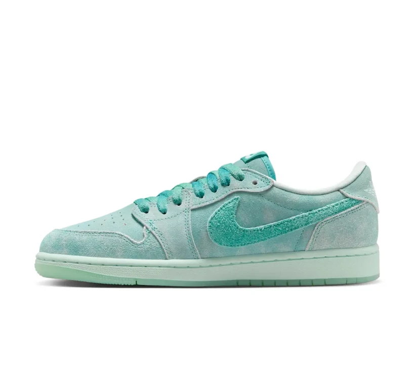 Air Jordan 1 Low OG Washed Teal Shoes Sneakers by Air Jordan