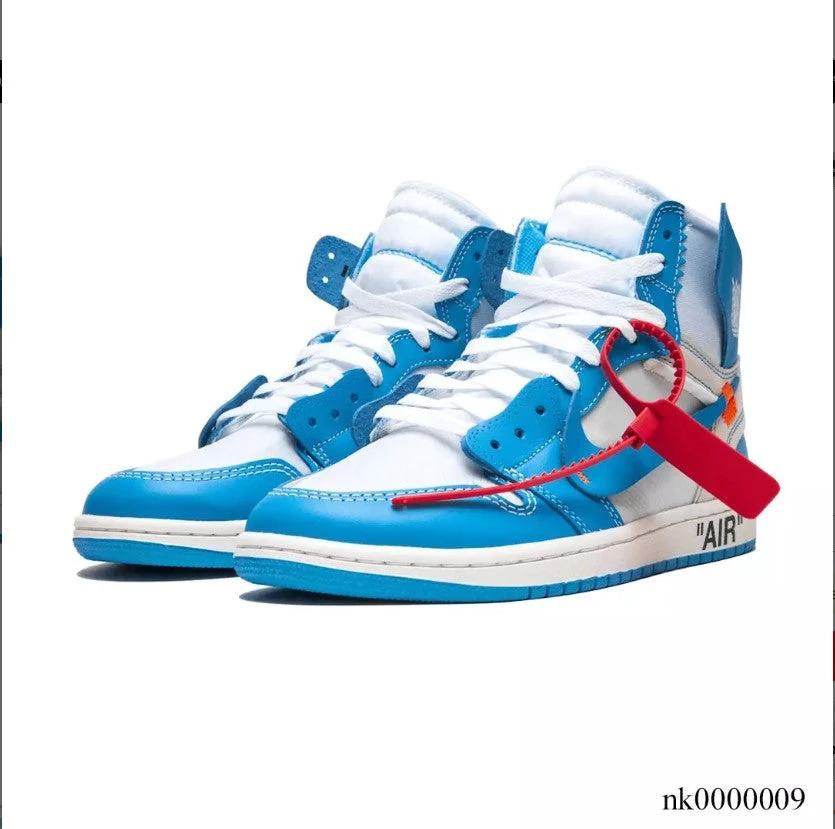 Off-White x Air Jordan 1 High OG UNC Shoes Sneakers by Air Jordan