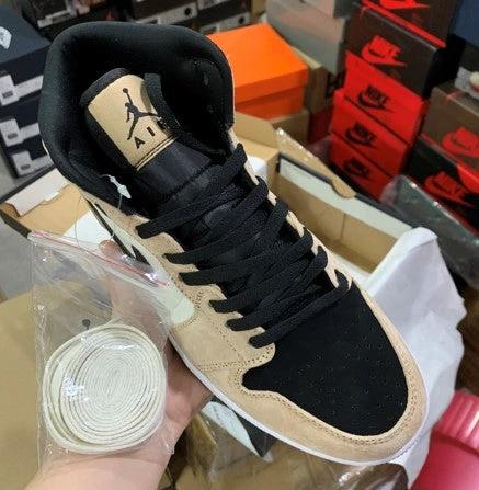Air Jordan 1 Mid Barely Orange Milk Tea by Air Jordan