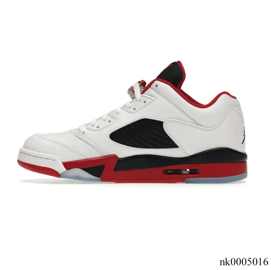 Air Jordan 5 Retro Low Fire Red Shoes Sneakers by Air Jordan