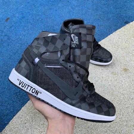 Air Jordan 1 Black Shoes by Air Jordan