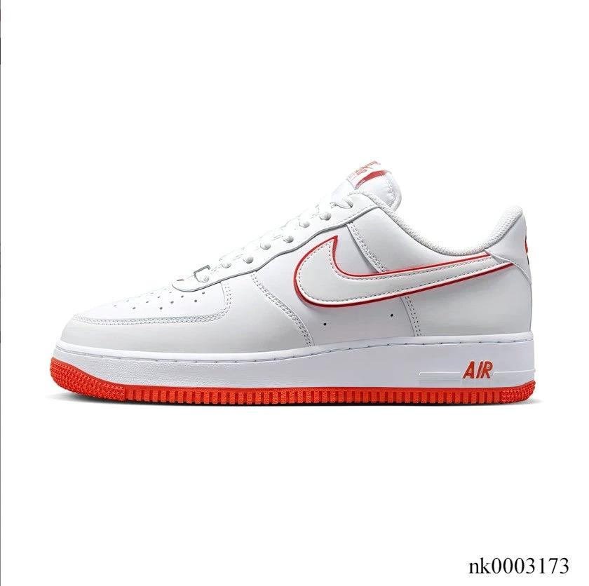 Air Force 1 Low White Picante Red Shoes Sneakers by Air Jordan
