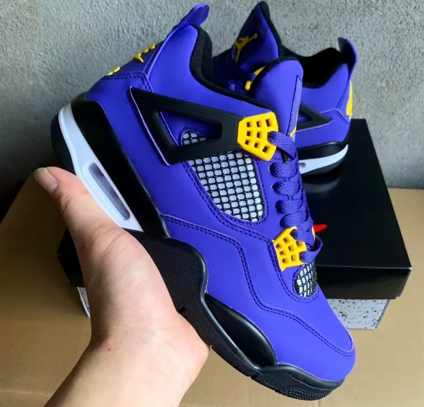 Air Jordan 4 Imperial Purple Shoes Sneakers by Air Jordan