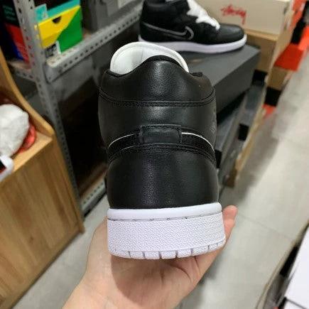 Air Jordan 1 Mid Black And White Oreo by Air Jordan