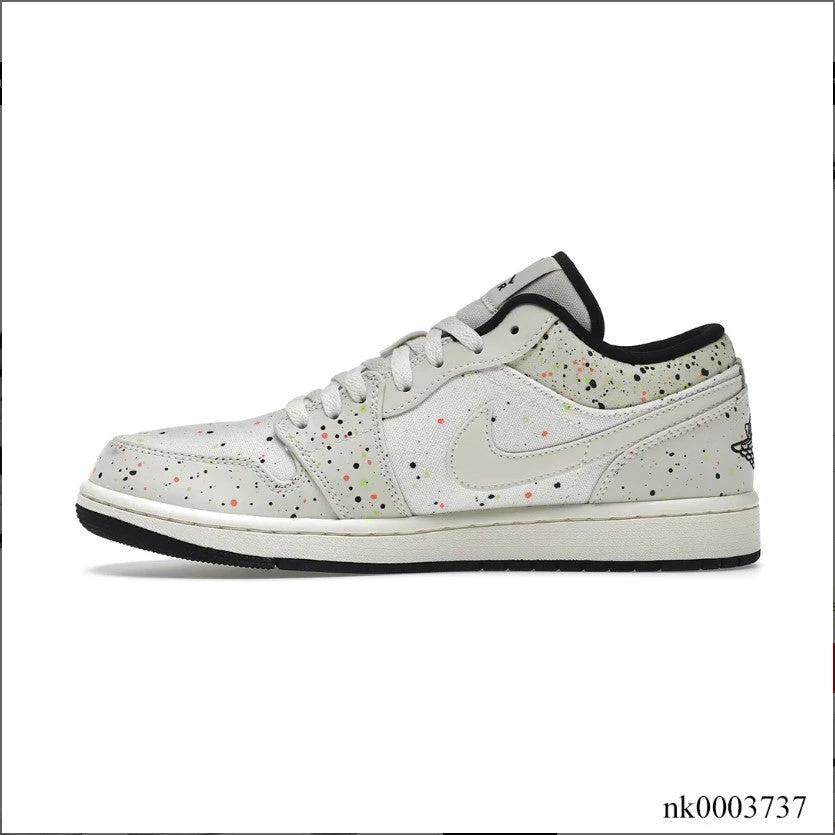 Air Jordan 1 Low Brushstroke Shoes Sneakers by Air Jordan