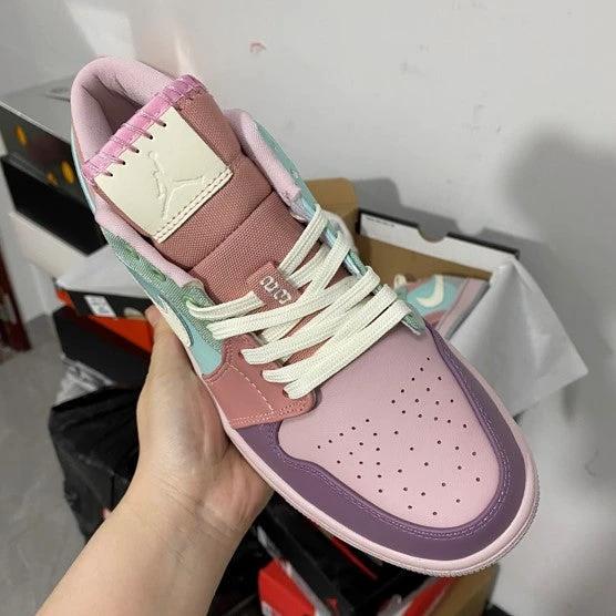 Air Jordan 1 Low SE Pink Green by Air Jordan