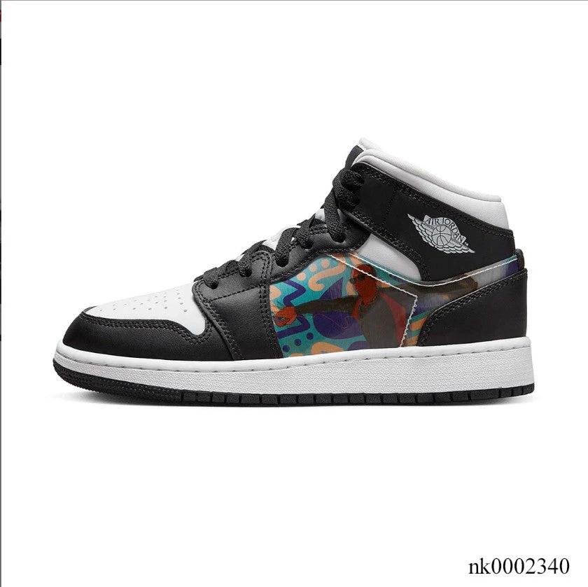 Air Jordan 1 Mid Hologram Shoes Sneakers by Air Jordan