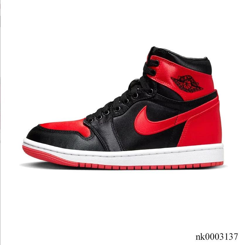 Air Jordan 1 Retro High OG Satin Bred Shoes Sneakers by Air Jordan