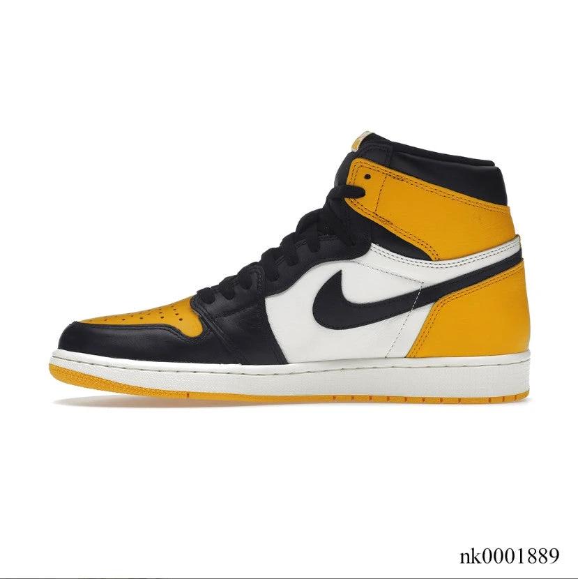 Air Jordan 1 Taxi Yellow Toe Shoes Sneakers by Air Jordan
