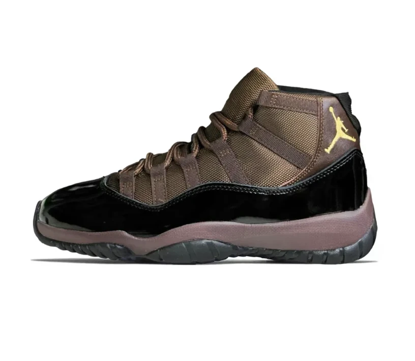 Air Jordan 11 Black Brown Shoes Sneakers by Air Jordan