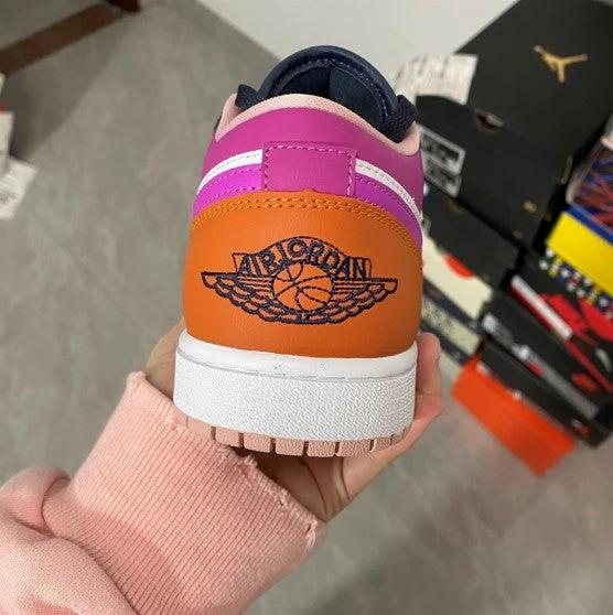 Air Jordan 1 Low SE Mismatched Purple Magenta by Air Jordan