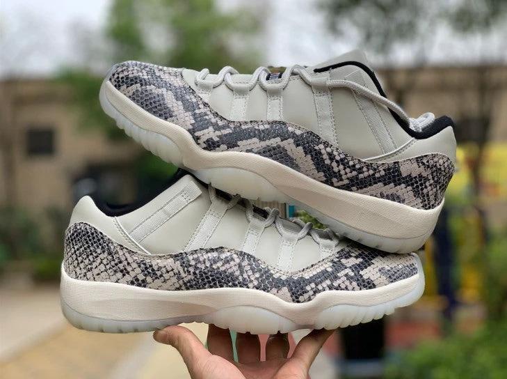 Air Jordan 11 Low SE Bone Snakeskin by Air Jordan