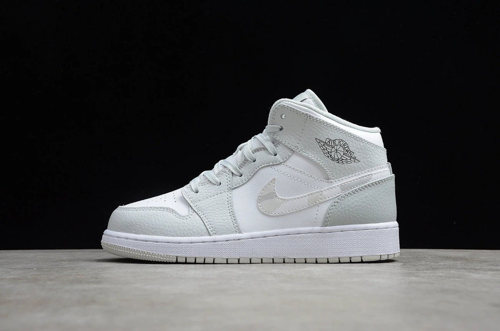 Air Jordan 1 Mid White Smoke Grey Camouflage by Air Jordan