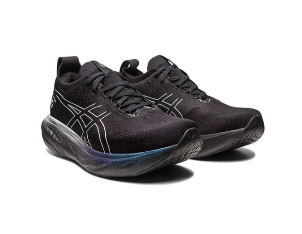 Asics Gel Nimbus 25 Platinum Black Pure Silver 1012B435-001 by Air Jordan