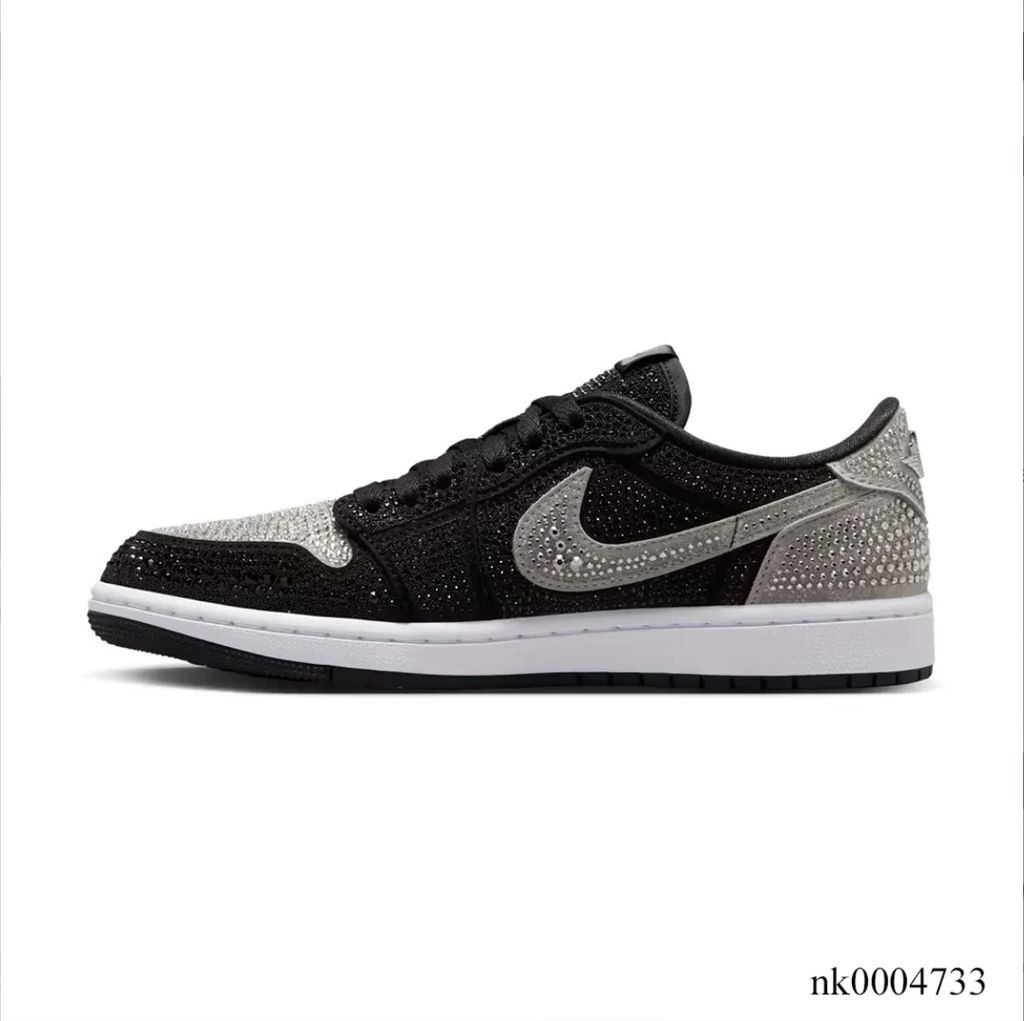 [Premium] Swarovski x Air Jordan 1 Low OG Stealth Shoes Sneakers by Air Jordan