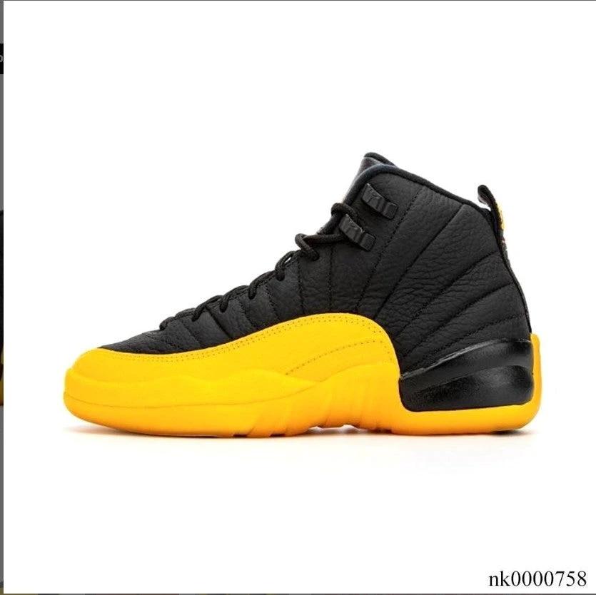 Air Jordan 12 Retro Black University Gold Shoes Sneakers by Air Jordan