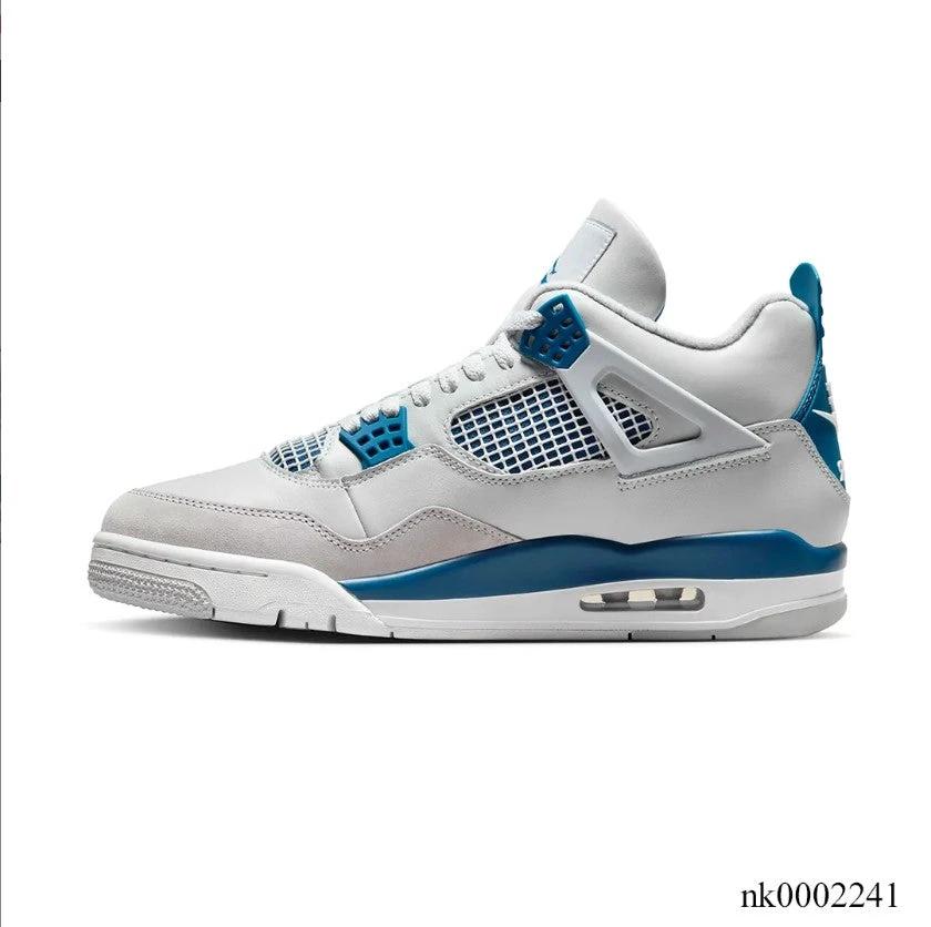 AJ 4 Retro Military Blue Shoes Sneakers by Air Jordan