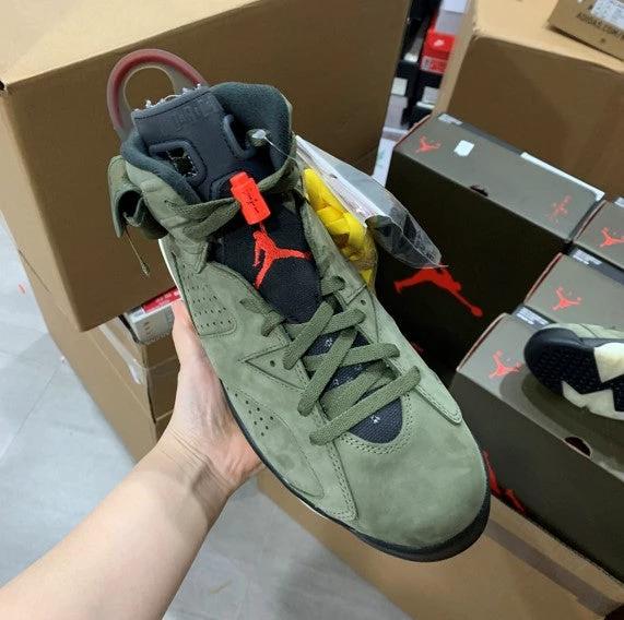 Air Jordan 6 x Travis Scott Army Green by Air Jordan