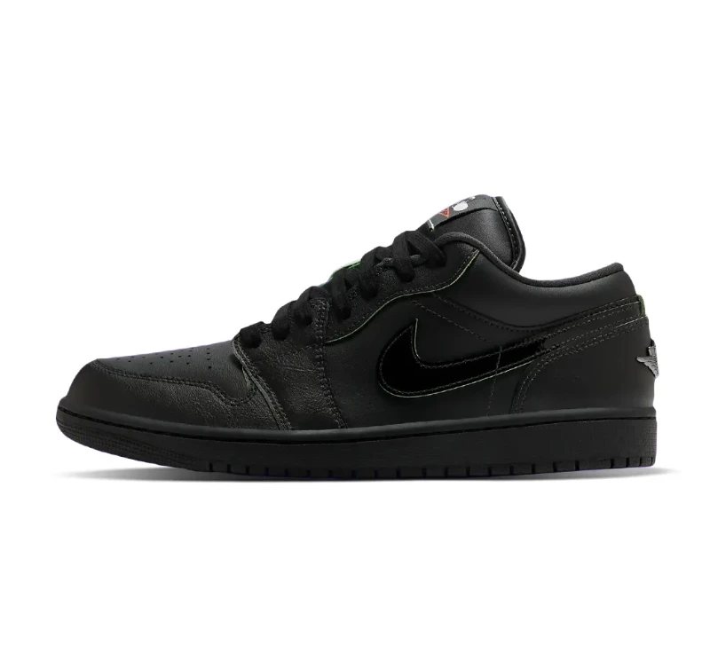 Air Jordan 1 Low Black Cat Shoes Sneakers by Air Jordan
