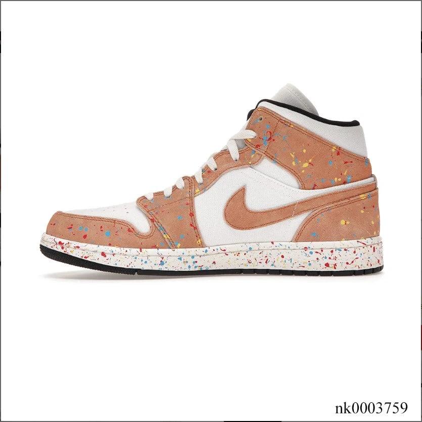 Air Jordan 1 Mid SE Brushstroke Shoes Sneakers by Air Jordan