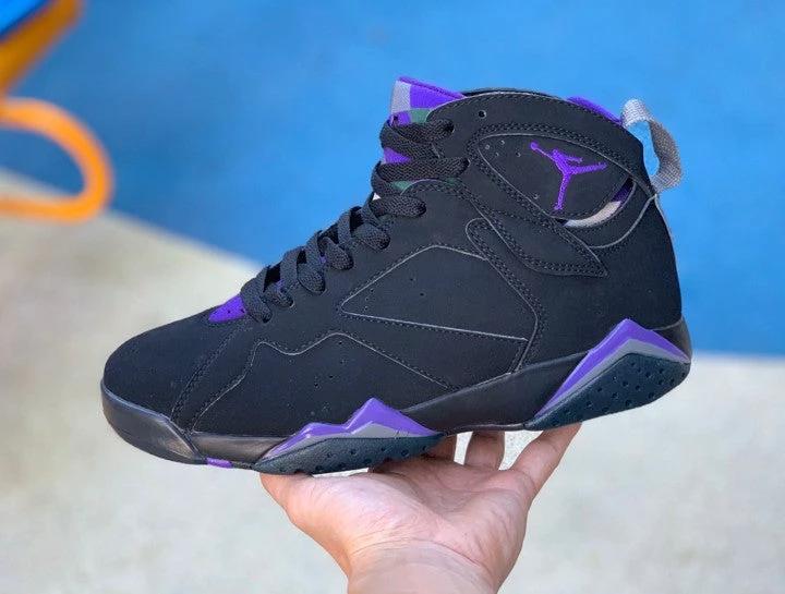 Air Jordan 7 Black Purple Ray Allen by Air Jordan