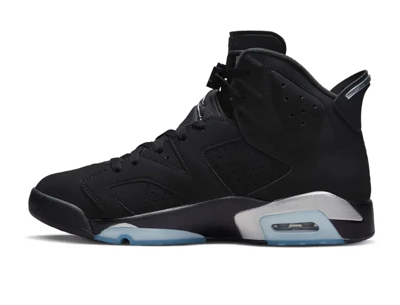 AJ 6 Retro Metallic Silver Shoes Sneakers by Air Jordan