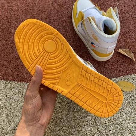 Air Jordan 1 Yellow White by Air Jordan