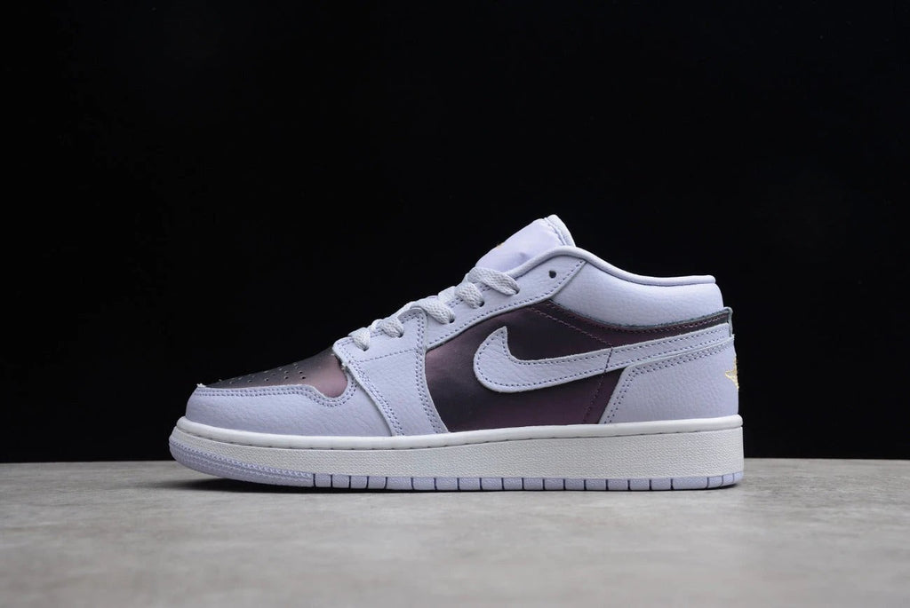 Air Jordan 1 Low Top White Purple by Air Jordan