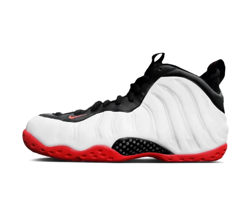 Air Foamposite One Red White Black Shoes Sneakers – nk0004546 by Air Jordan