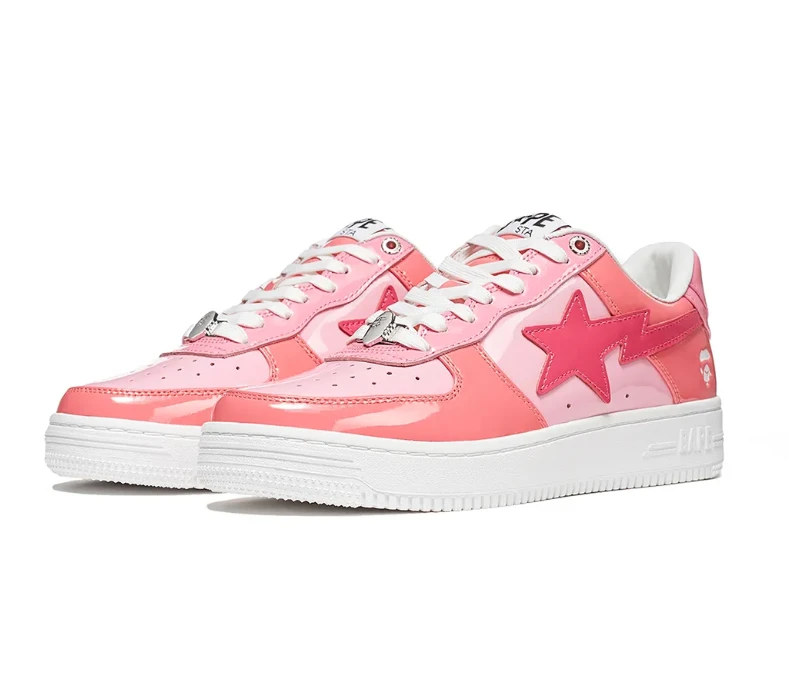 BAPE Sta Low Color Camo Combo Pink Shoes Sneakers by Air Jordan