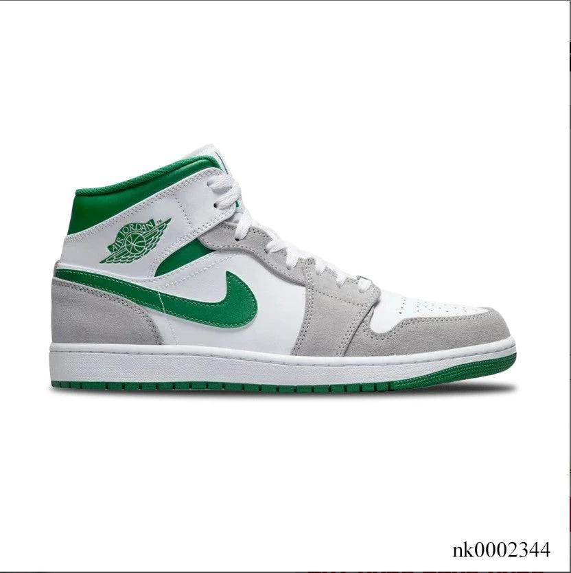 Air Jordan 1 Mid SE Grey Green Shoes Sneakers by Air Jordan