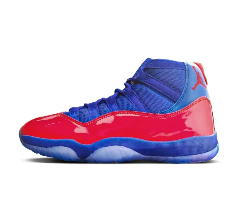 Air Jordan 11 Blue Red Shoes Sneakers by Air Jordan