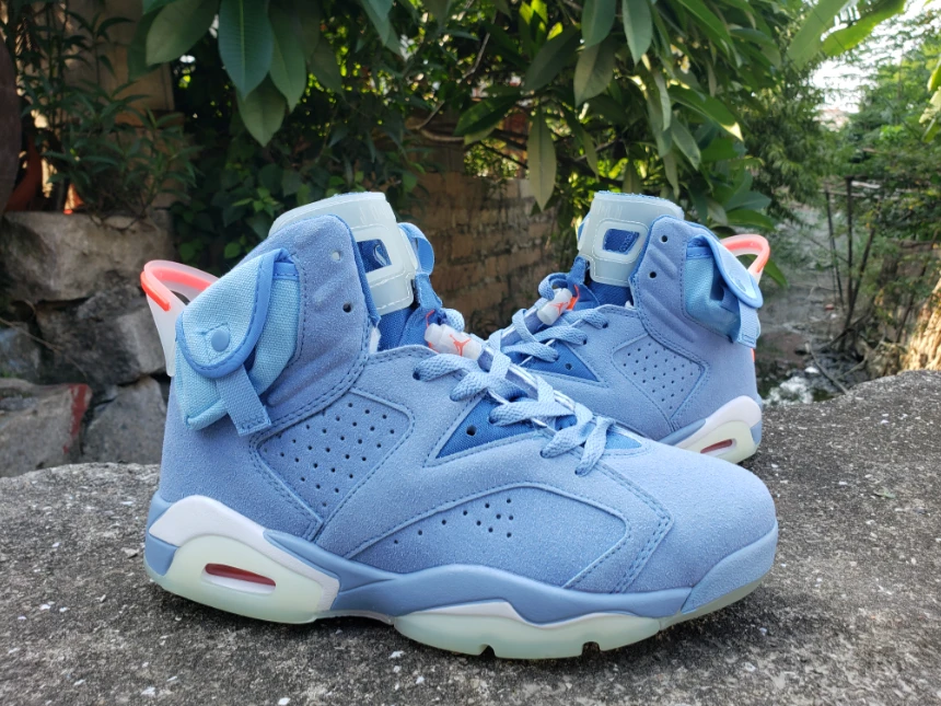 Travis Scott X Air Jordan 6 'British Khaki Blue' by Air Jordan