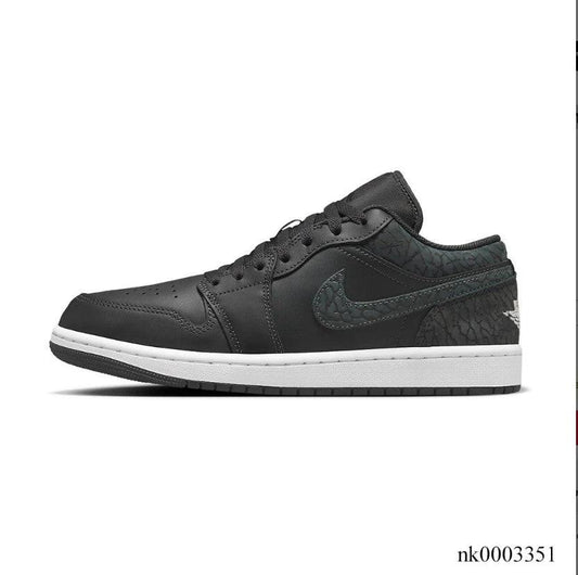 Air Jordan 1 Low SE Black Elephant Shoes Sneakers by Air Jordan