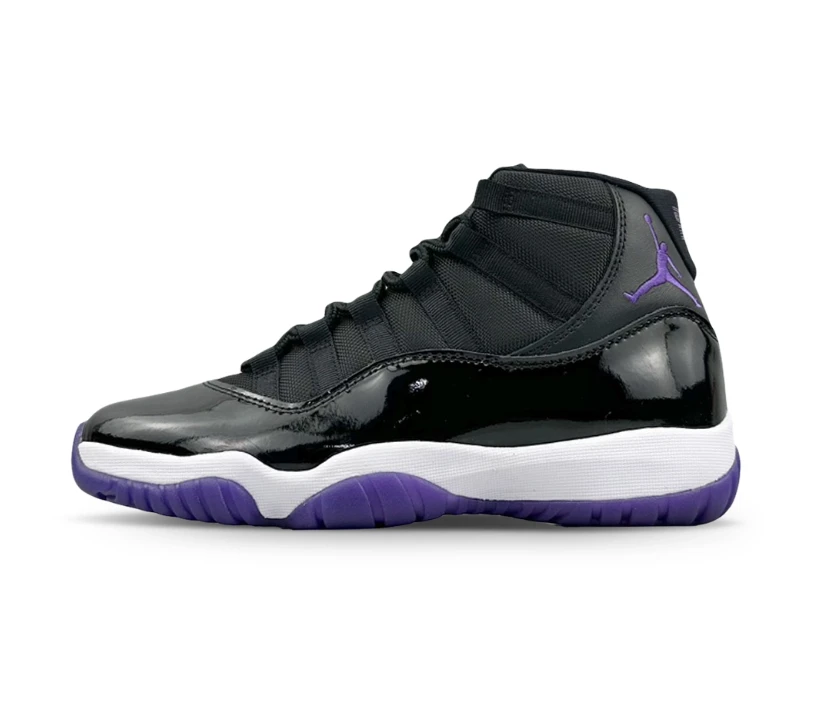Air Jordan 11 Black Grape Shoes Sneakers by Air Jordan