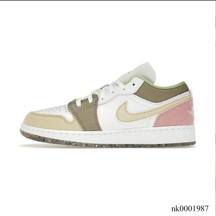 Air Jordan 1 Low Pastel Grind Vivid Green Shoes Sneakers by Air Jordan
