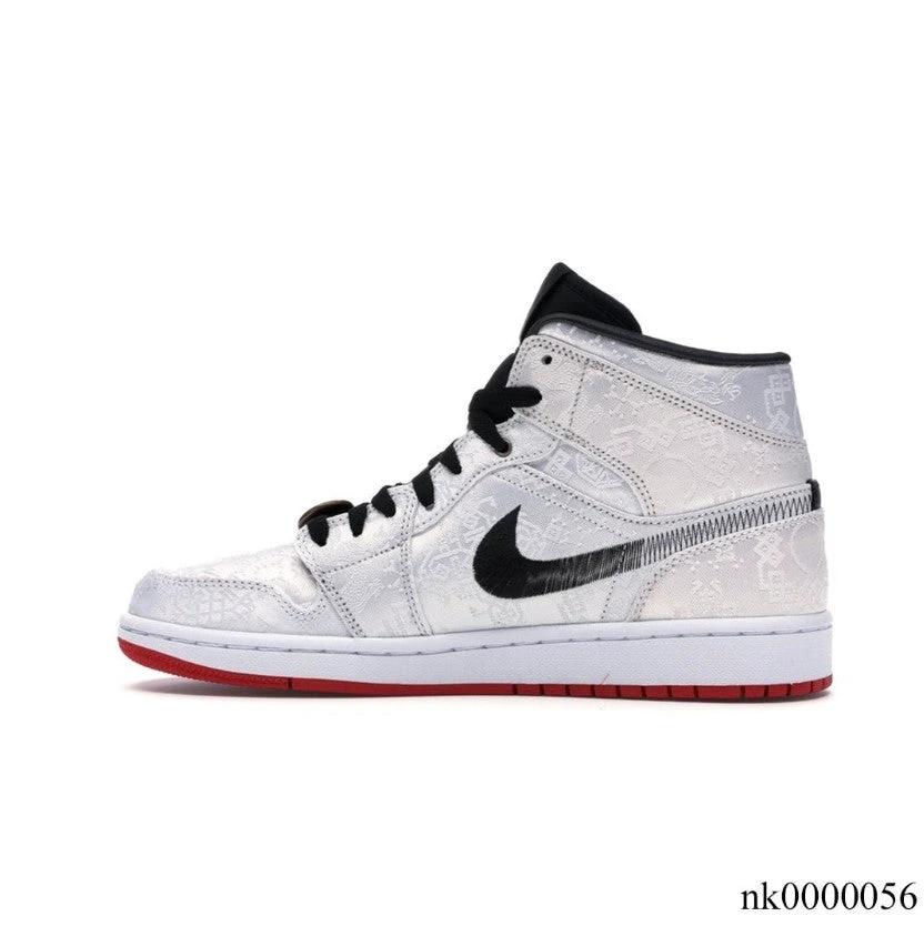 Air Jordan 1 Mid SE Fearless Edison Chen CLOT Shoes Sneakers by Air Jordan