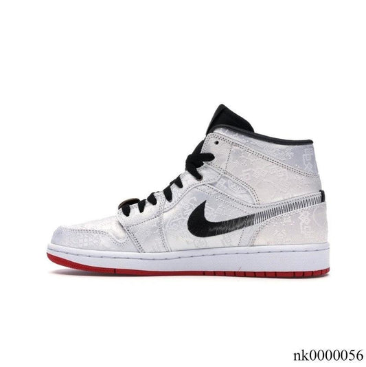 Air Jordan 1 Mid SE Fearless Edison Chen CLOT Shoes Sneakers by Air Jordan