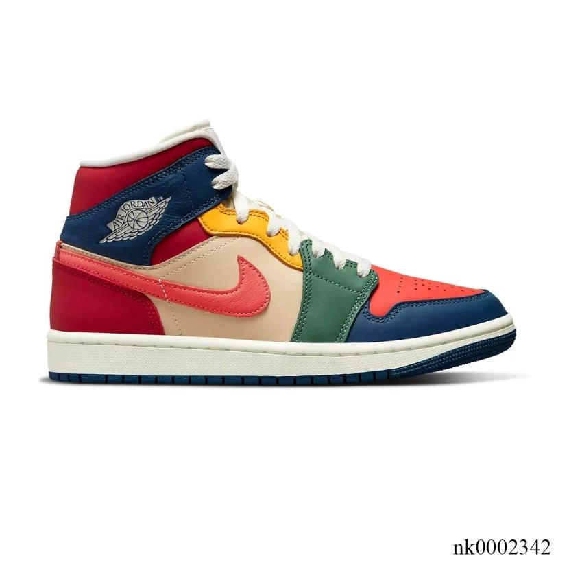 Air Jordan 1 Mid SE Multi Color Shoes Sneakers by Air Jordan