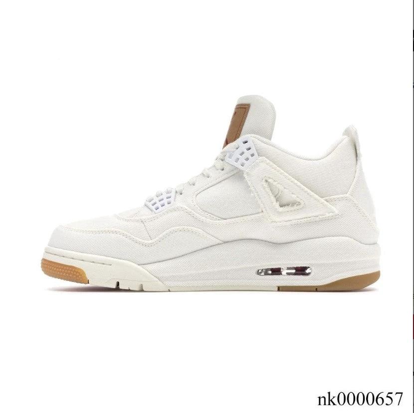 Air Jordan 4 Retro Levi’s White (Levi’s Tag) Shoes Sneakers by Air Jordan