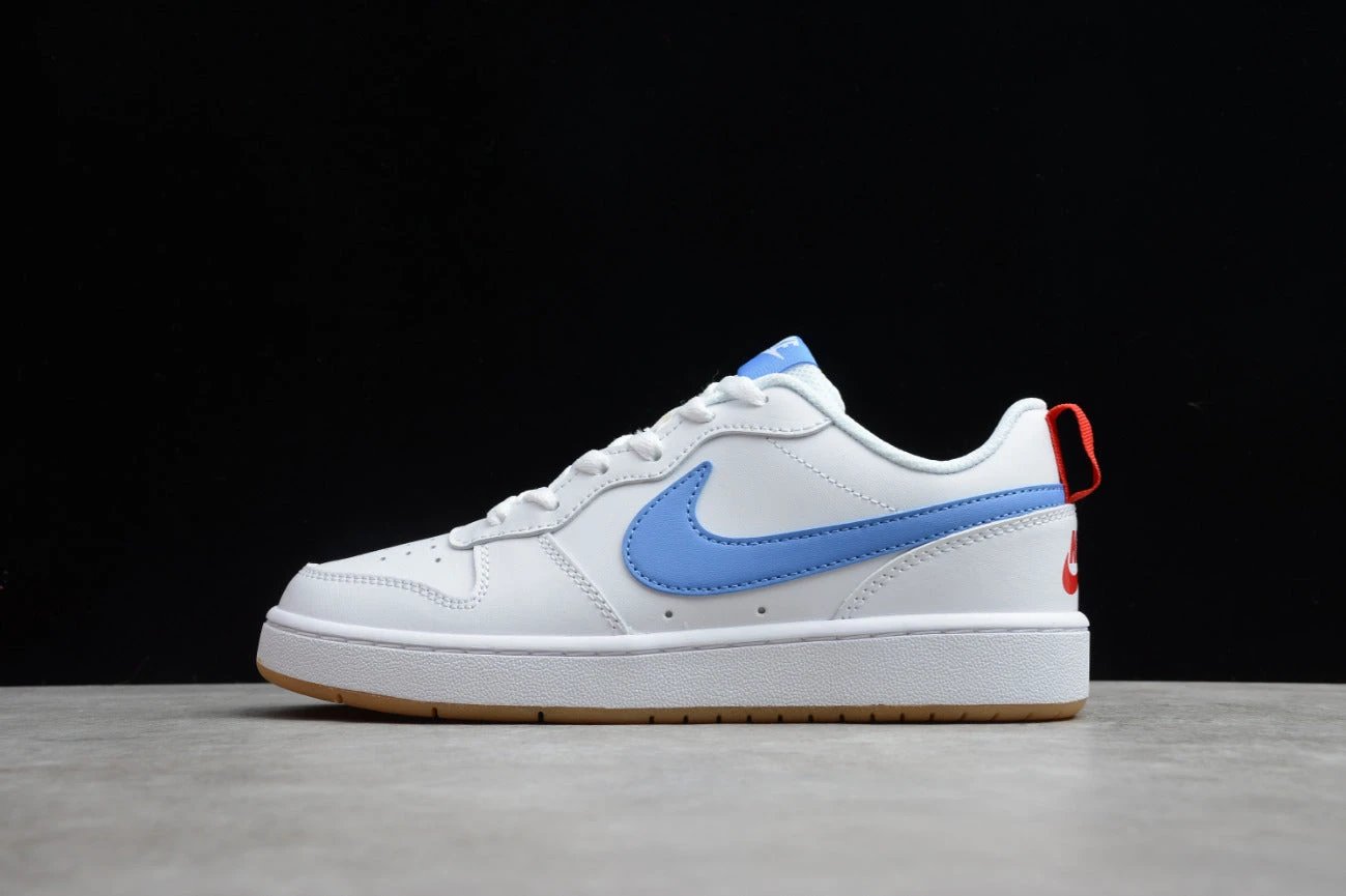 NK Court Borough Low 2 GS White Pacific Blue by Air Jordan