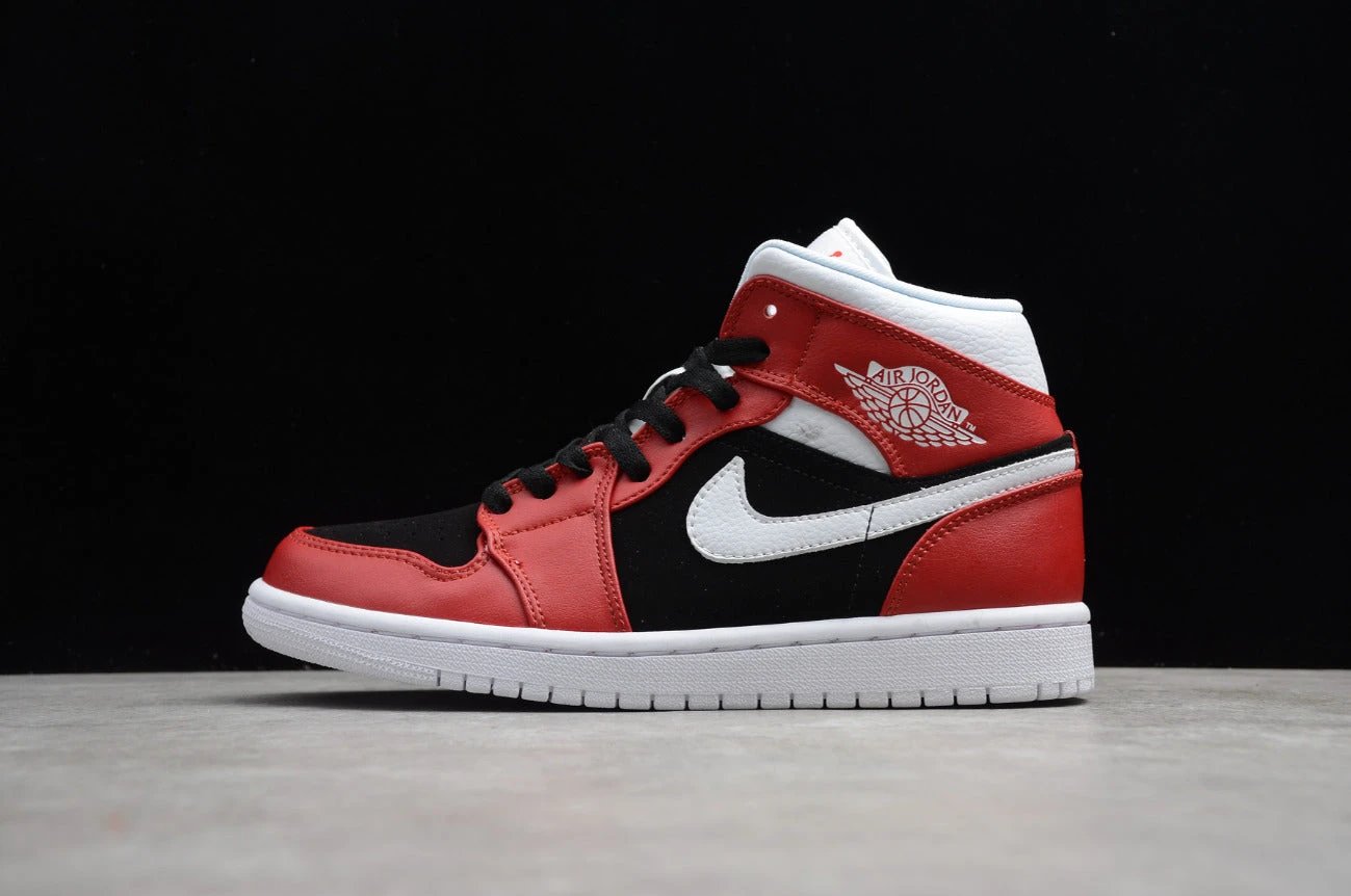 Air Jordan 1 Mid Gym Red Black by Air Jordan