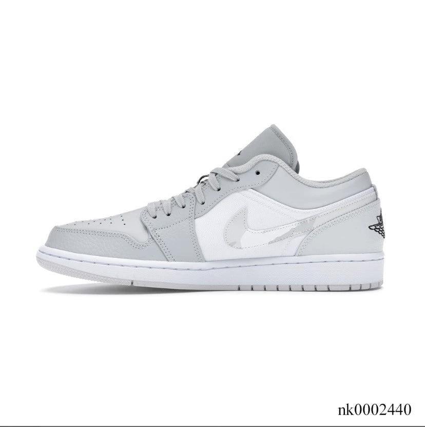 Air Jordan 1 Low White Camo Shoes Sneakers by Air Jordan