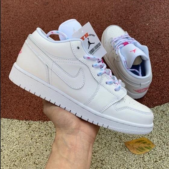 Air Jordan 1 Low White Pink Candy by Air Jordan
