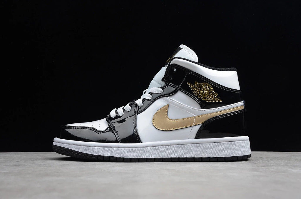 Air Jordan 1 Mid Gold Patent by Air Jordan